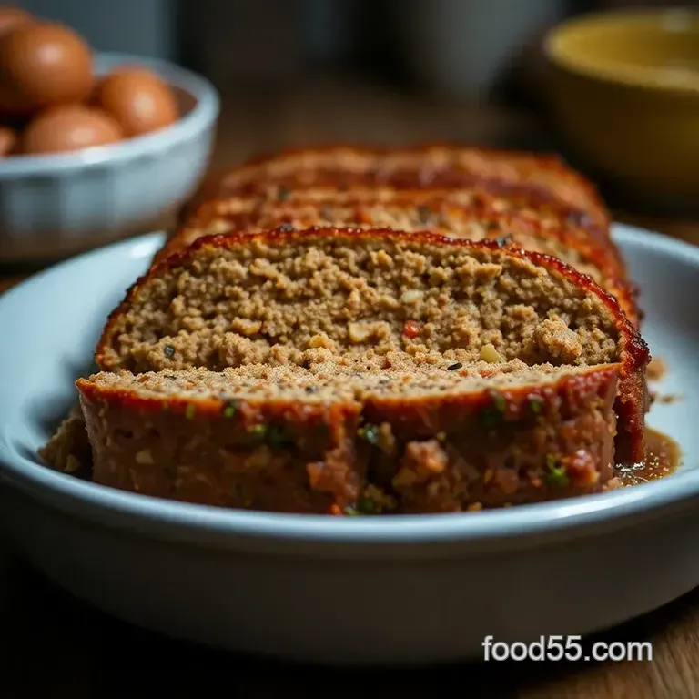 Savory Meatloaf with Stove Top Stuffing: A Comfort Classic presentation