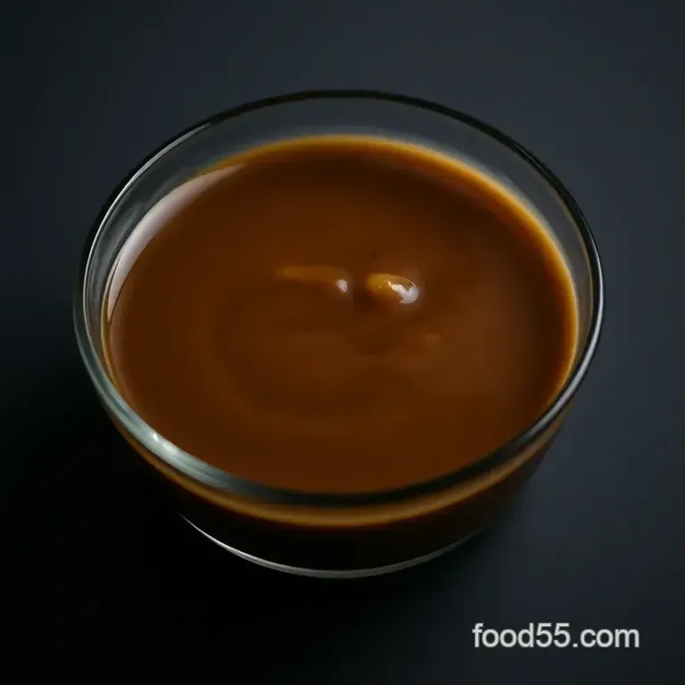 Savory Soy-Miso Asian Dipping Sauce presentation