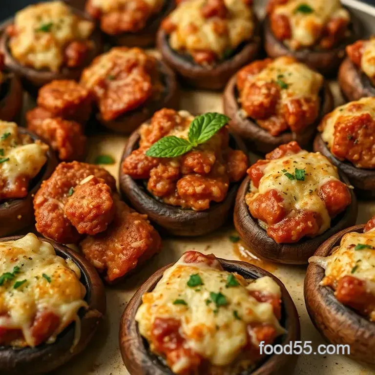 Easy & Juicy Stuffed Mushrooms with Sausage and Cream Cheese: My Favorite Recipe