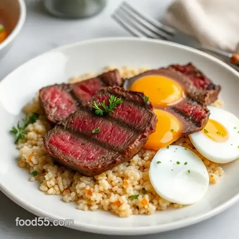 Indulge in Sear Wagyu Beef for a Luxurious Breakfast: A Savory Skillet Recipe