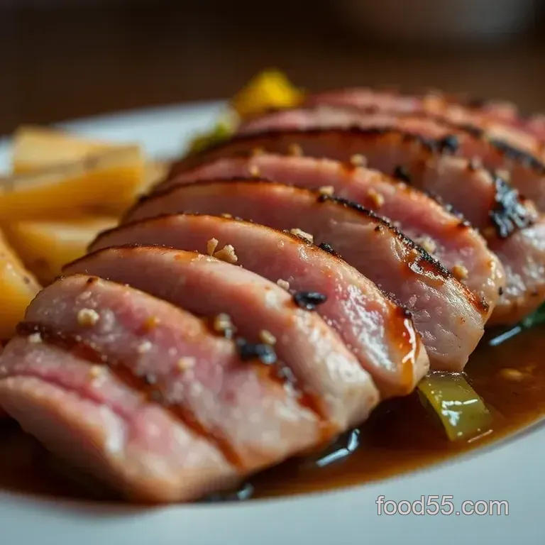 Seared Ahi Tuna Steaks with Sesame-Ginger Glaze