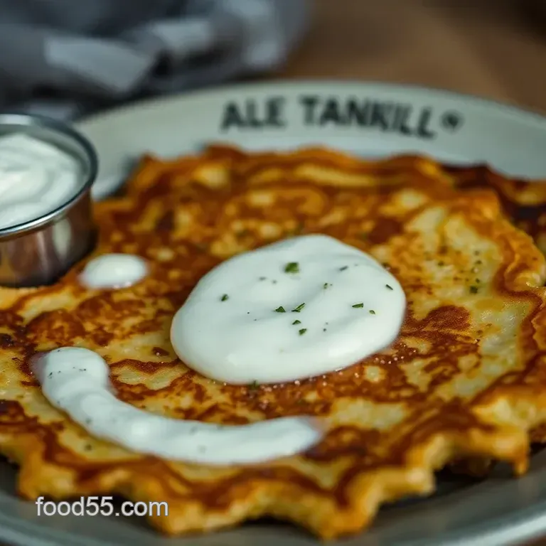 How to Make Crispy Shabbanukkah Latkes with Herbed Yogurt Sauce