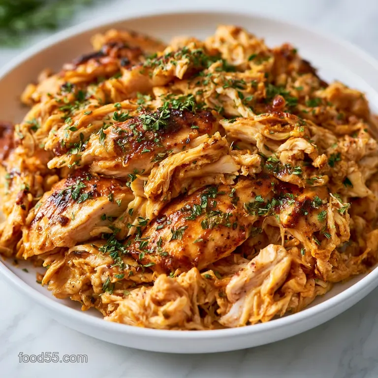 Shredded Crockpot Chicken for Salad: Tender and Juicy