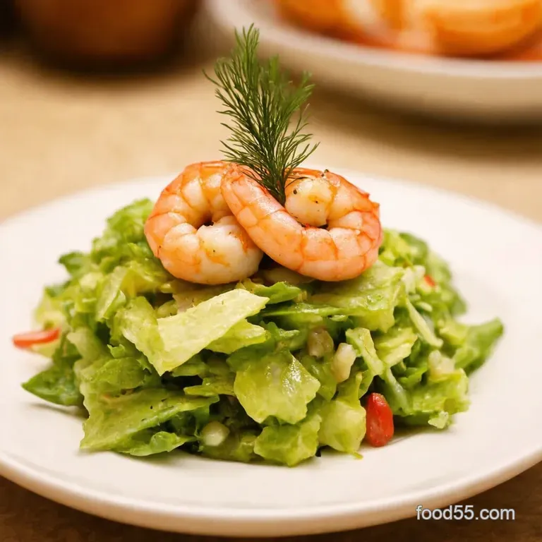 Shrimp Salad with Dill a Royal Treat presentation