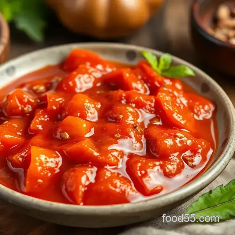How to Make Delicious Simmered Tomato Chutney with Unique Spices!