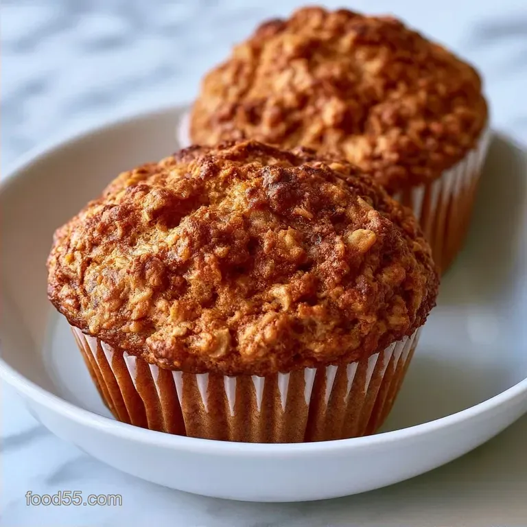 Simple Banana Oatmeal Muffins in 28 Minutes