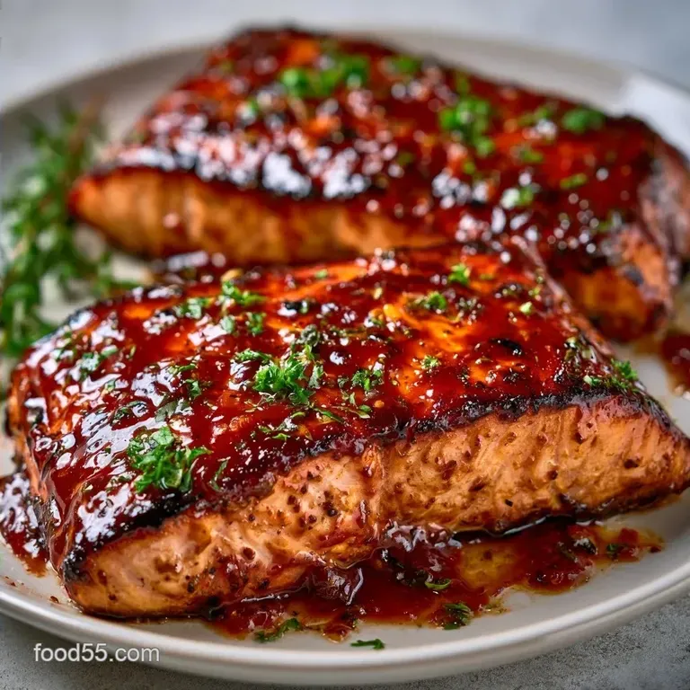 Caramelized Simple BBQ Salmon