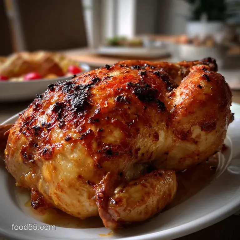 Super Simple Roast Chicken with Crispy Skin presentation