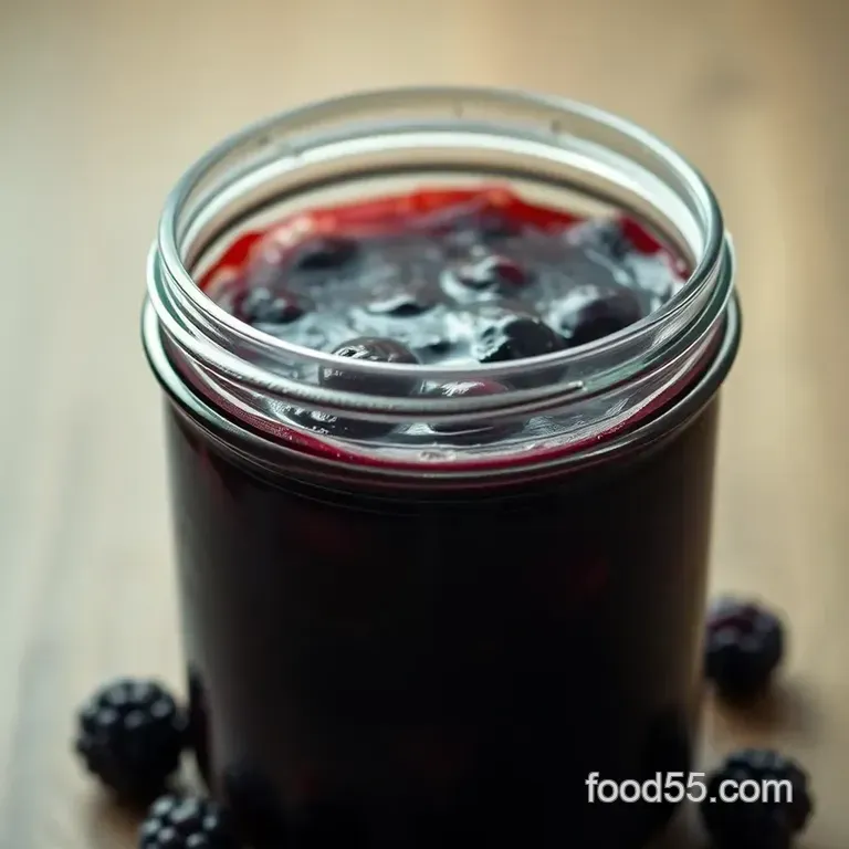 Simply Scrumptious Blackberry Jam presentation