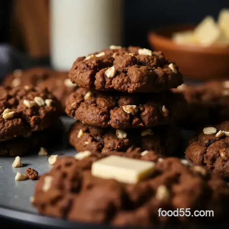 Simply Scrumptious No-Bake Oatmeal Cookies presentation