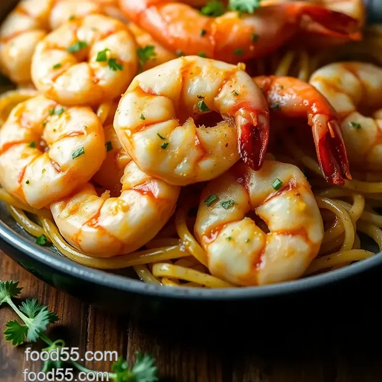 Sizzling Garlic Shrimp Scampi (Ready in 15!) presentation