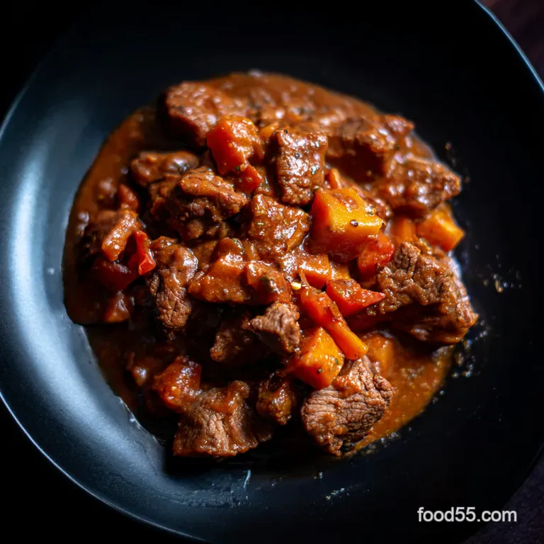 Skinny CrockPot Carne Guisada Latin Beef Stew