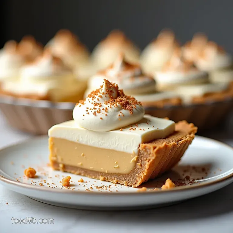 The All the Fun Half the Fuss Skinny NoBake Peanut Butter Dream Pie