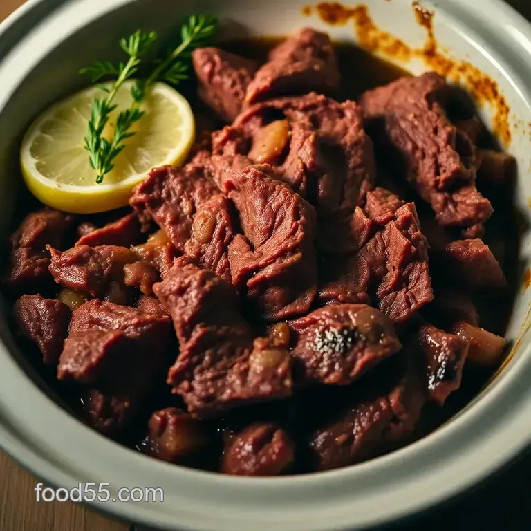 Slow-Cooked Classic Corned Beef & Cabbage presentation