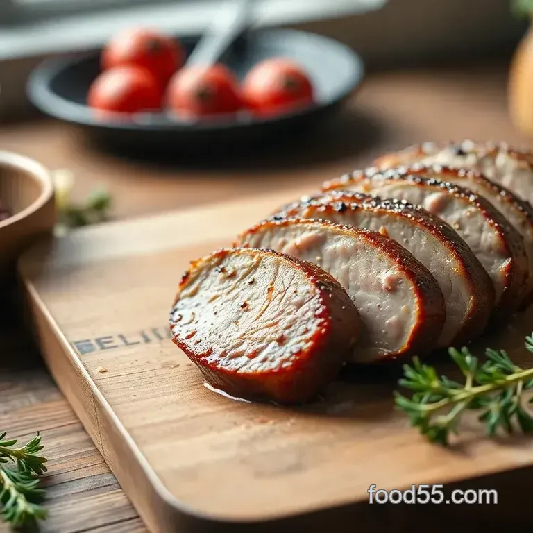 Smoky & Juicy Pork Tenderloin with Herb Marinade