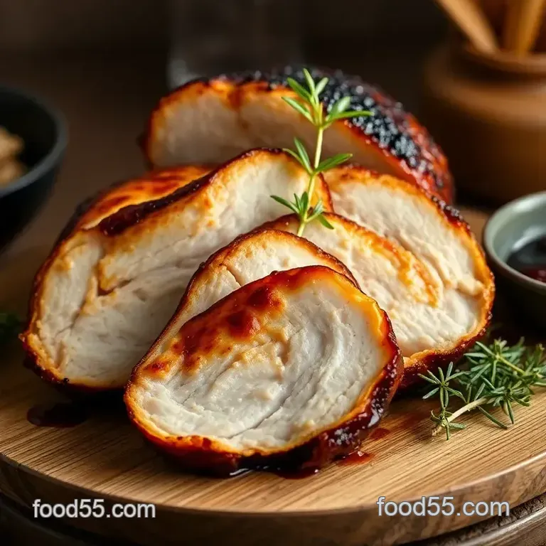 Smoke Turkey with Juicy Flavorful Twist presentation