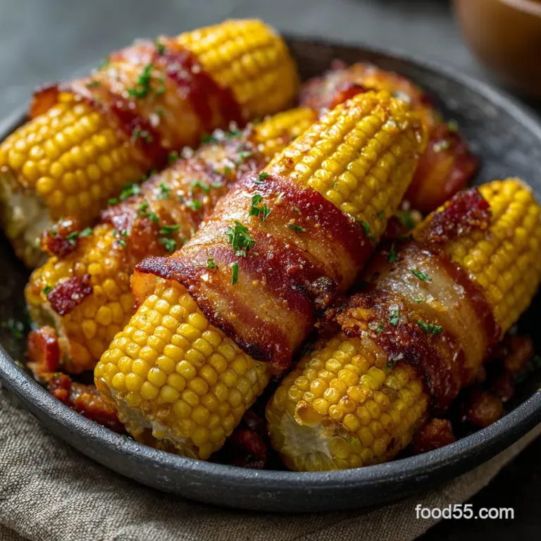 Smokey Corn with Bacon Saut&eacute;: the Ultimate 30-Minute Summer Side Dish presentation