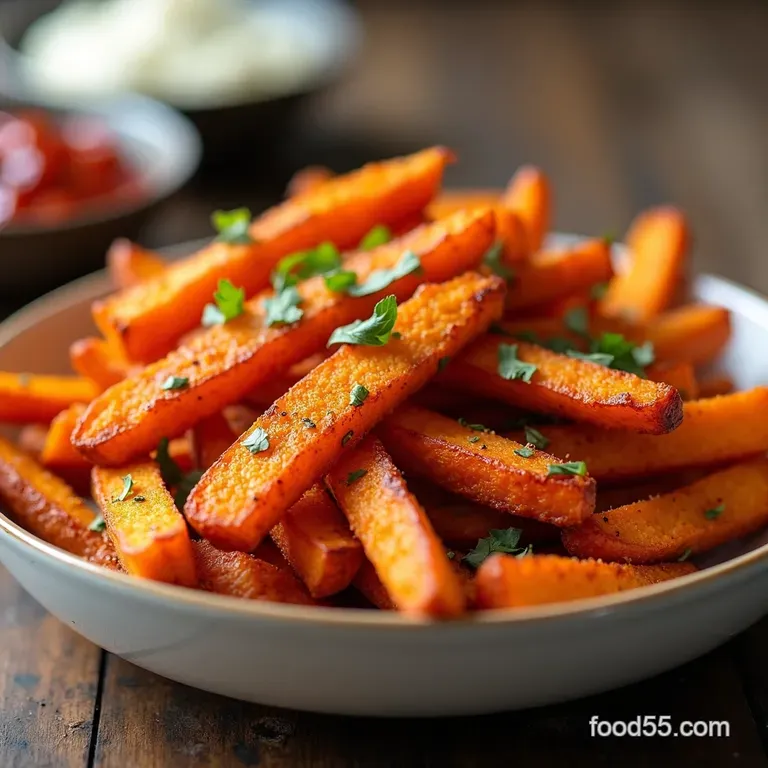 Smoky Sweet Kicker Perfectly Crispy Air Fryer Chipotle Sweet Potato Fries