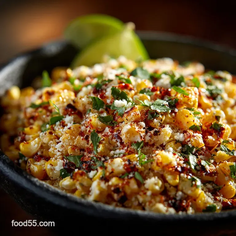 Mexican Street Corn Salad: the Ultimate Smoky Elote Salad (Off-The-Cob) presentation