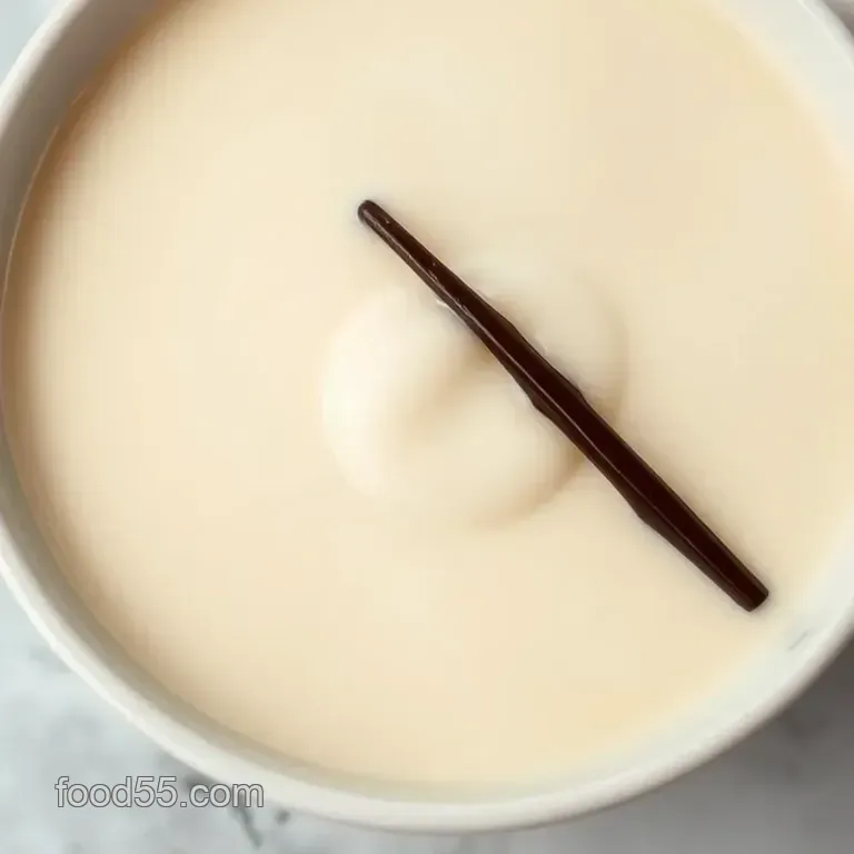 Smooth and Creamy Homemade Vanilla Coffee Creamer presentation