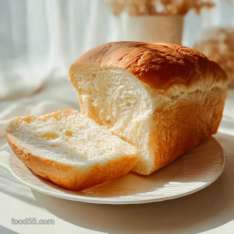 Bread Loaf Bread: Soft White and Velvety
