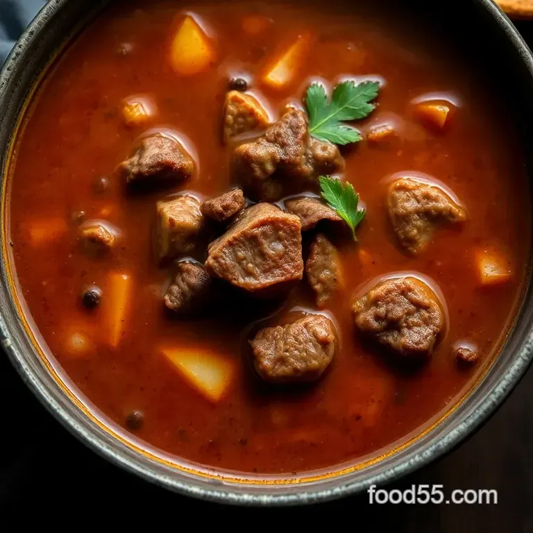 Sopa de Res: Hearty Mexican Beef Soup presentation