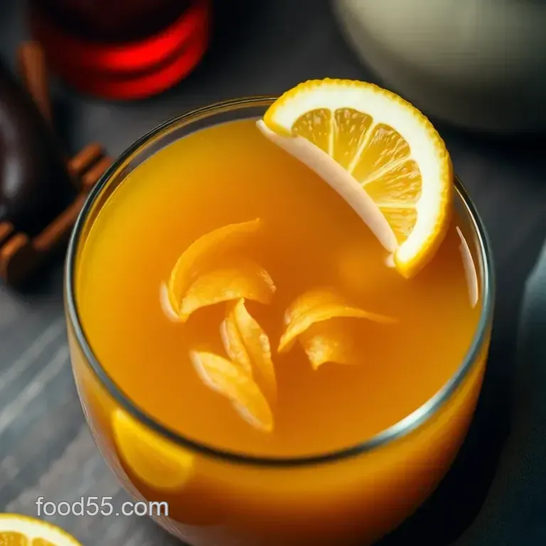 Soul-Soothing Ginger Tea presentation
