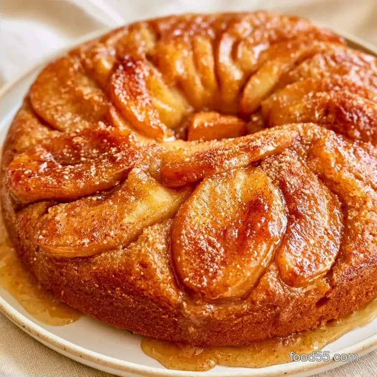 Tender Sourdough Discard Apple Cake