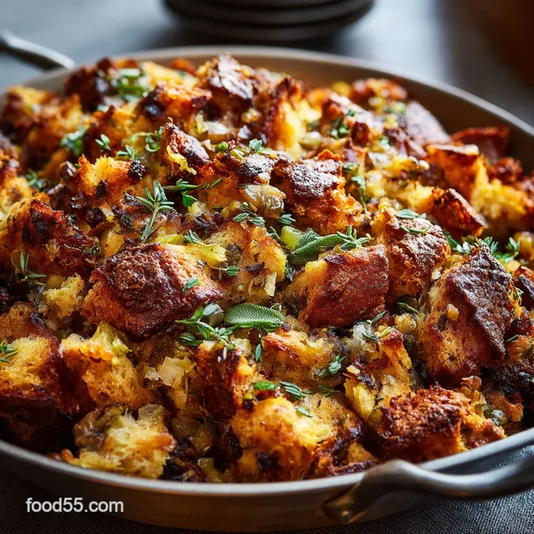 Thanksgiving Stuffing: Our Crispy Sourdough Sage Homemade Dressing