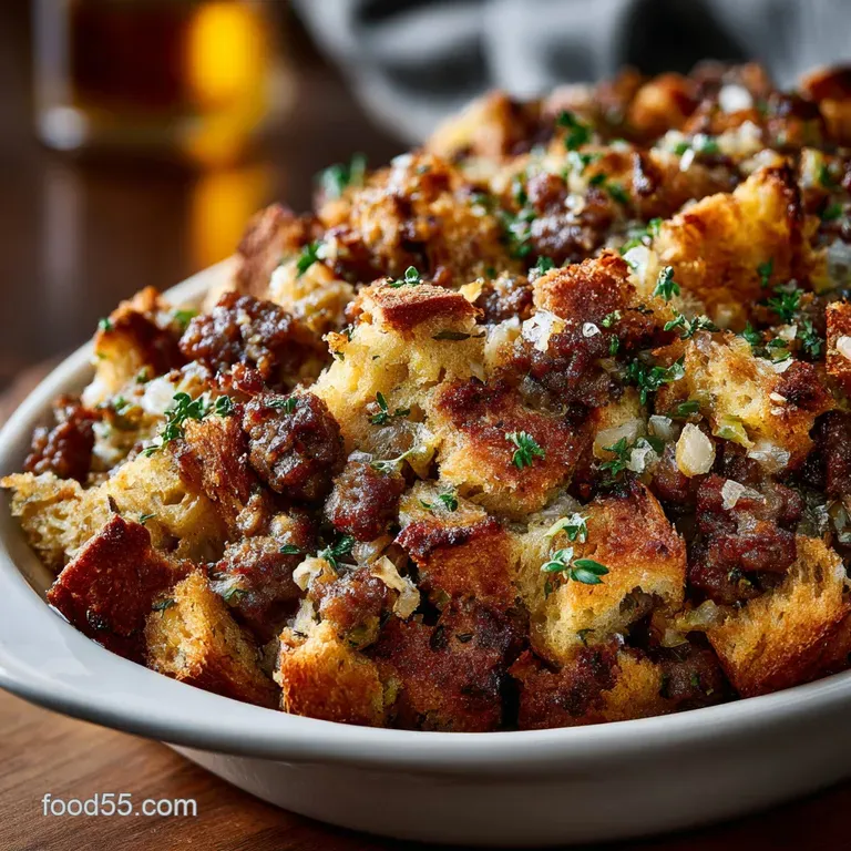Thanksgiving Stuffing: The Proper Sourdough Sausage Classic