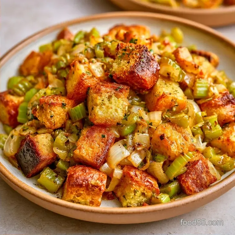 Sourdough Stuffing Bread with Fresh Herbs
