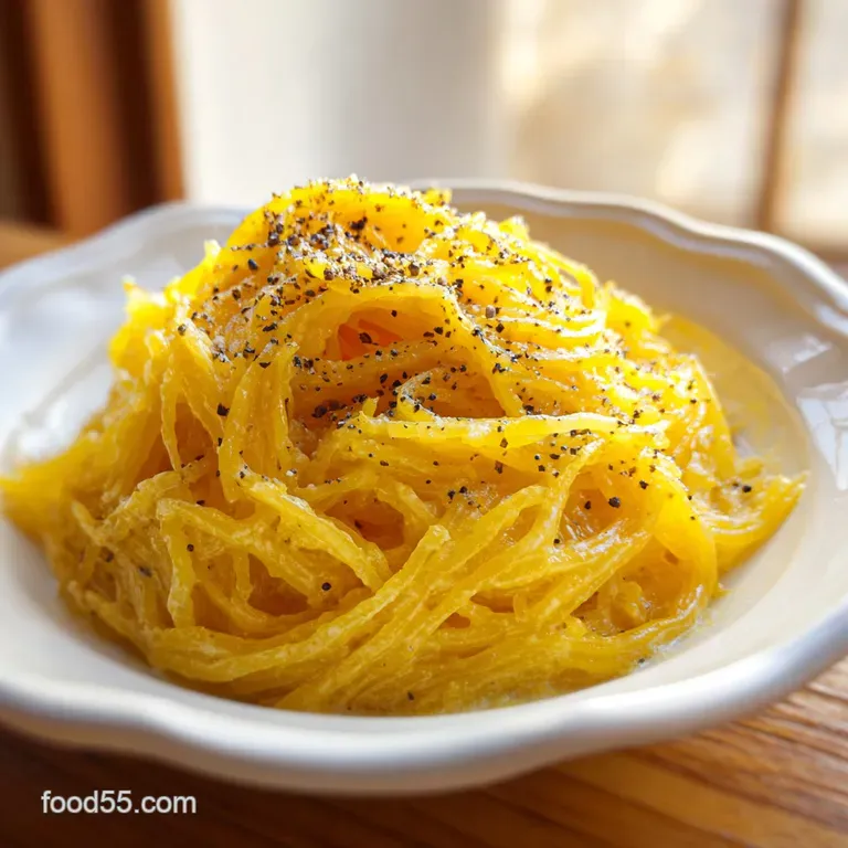 The Ultimate Spaghetti Squash Carbonara: Creamy & Savory
