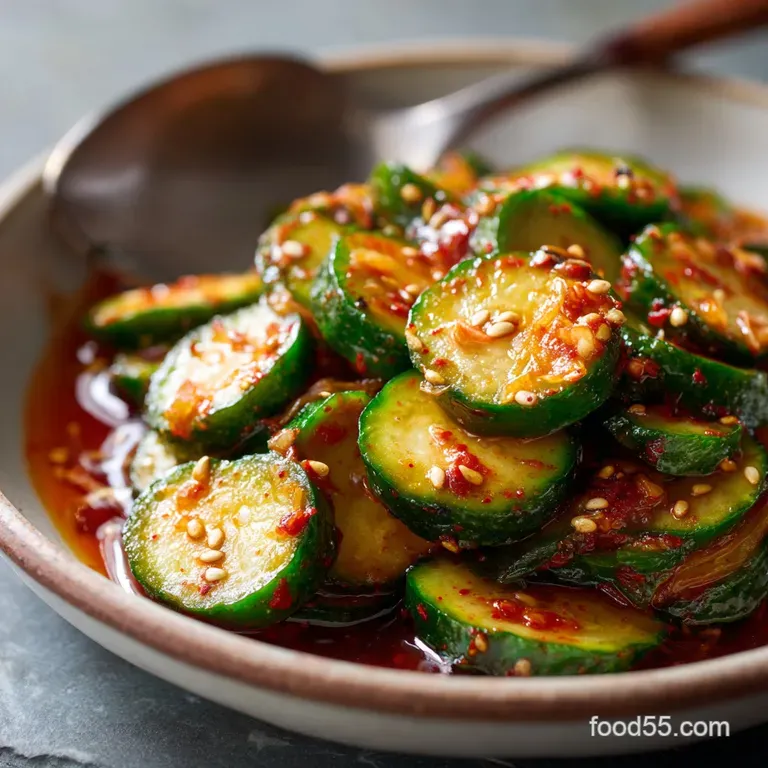 Oi Sobagi Fresh Crunchy Korean Cucumber Kimchi Recipe