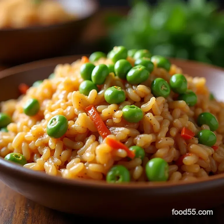 Emerald Zing Speedy Edamame Ginger Fried Rice presentation