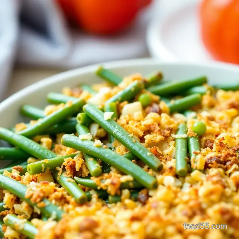 Speedy Green Bean Casserole: Easiest Thanksgiving Side!