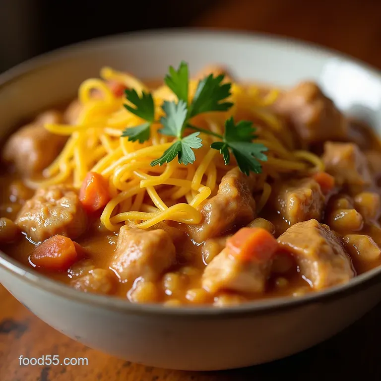 The No Fuss White Chicken Chili Speedy Smoky in the Instant Pot presentation