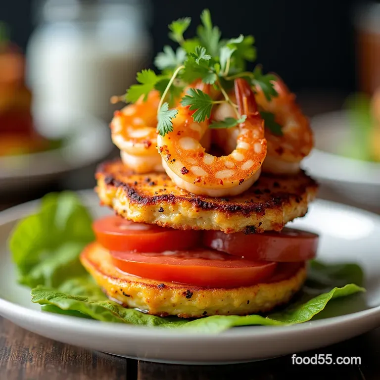 Spicy California Shrimp Stack