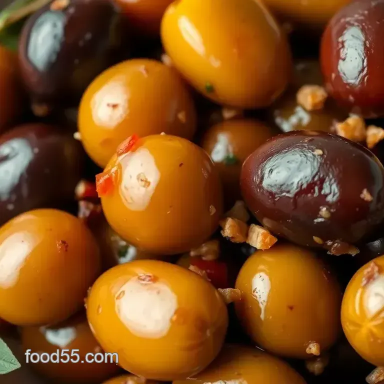 Spicy Marinated Olives with Aleppo Pepper: Easy Mediterranean Appetizer Recipe