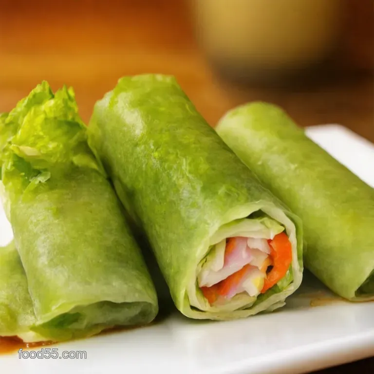 Spring into Flavour Fresh Vietnamese Spring Rolls presentation