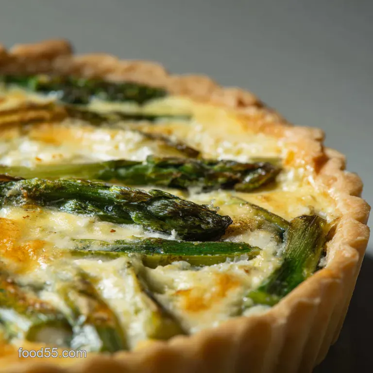 Springs Bounty Creamy Asparagus Gruyere Quiche