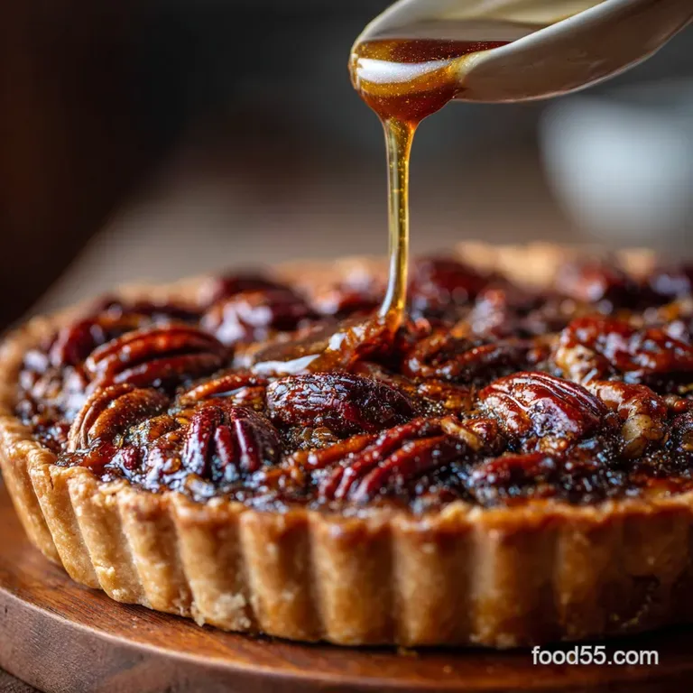Pecan Pie Perfection: the Ultimate Sticky Toffee Bourbon Recipe presentation