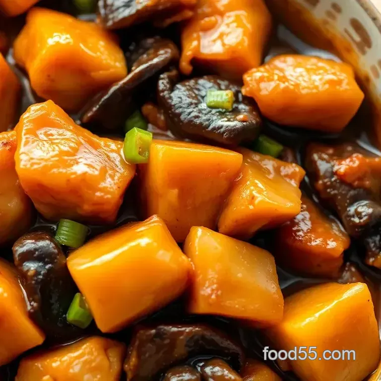 Quick & Flavorful Stir-Fry Chicken with Savory Abalone Sauce: A Family Favorite!