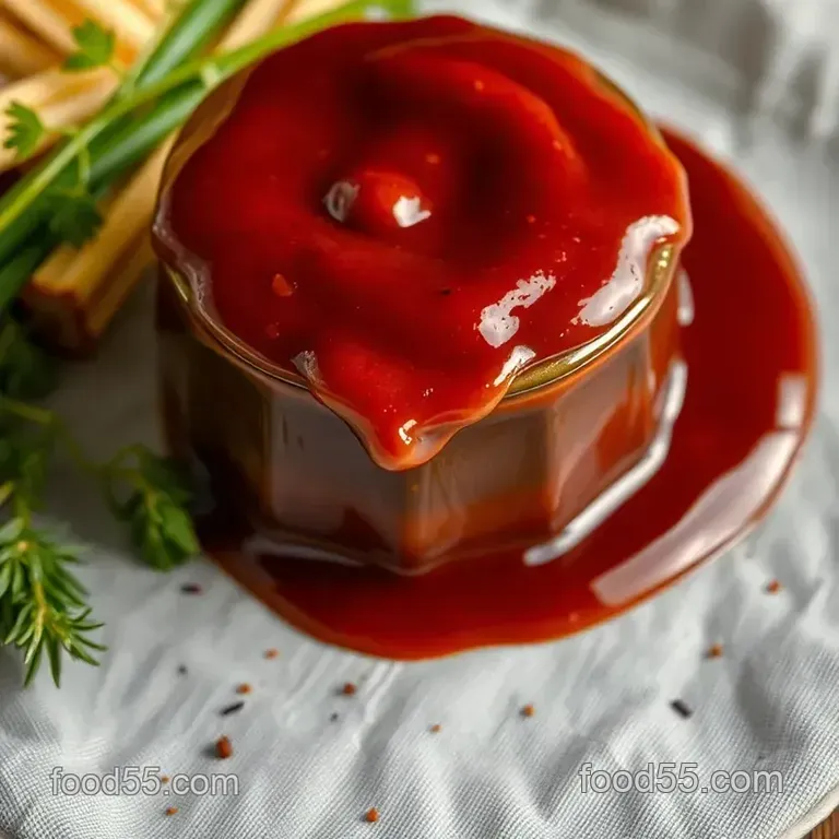 Stove Bbq Sauce with Rich Flavor presentation