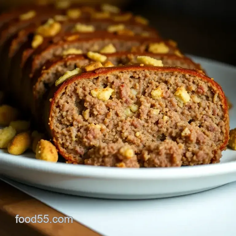 Stove Top Stuffing Meatloaf presentation