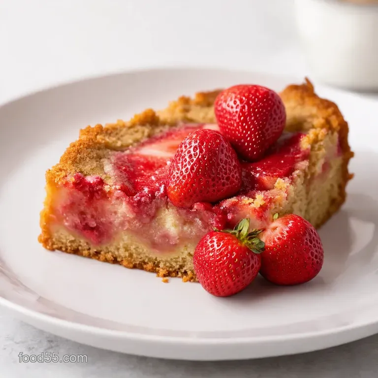 Strawberry Skillet Cake