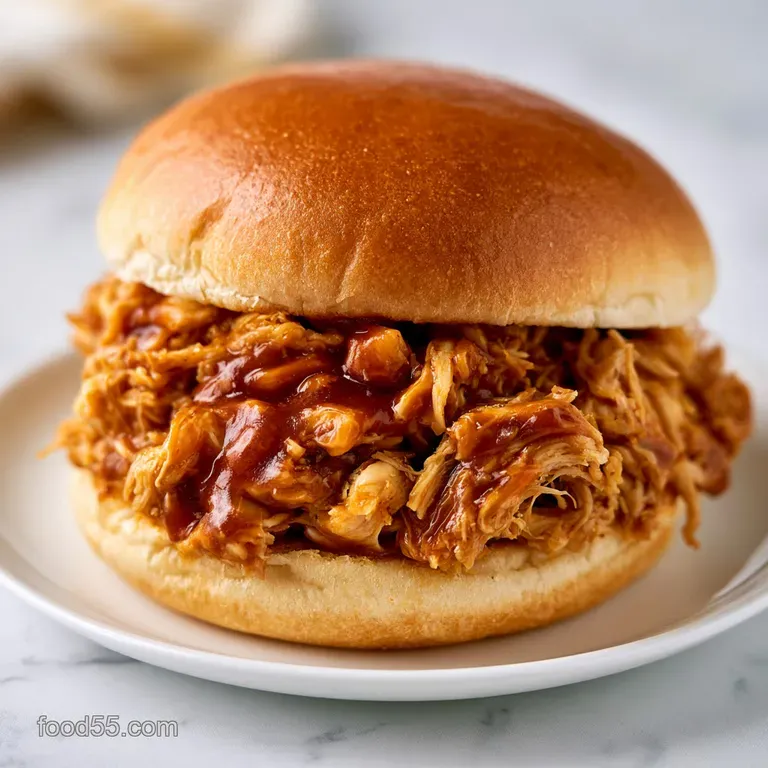 Summer Crockpot Chicken Sandwich: Tender and Shredded
