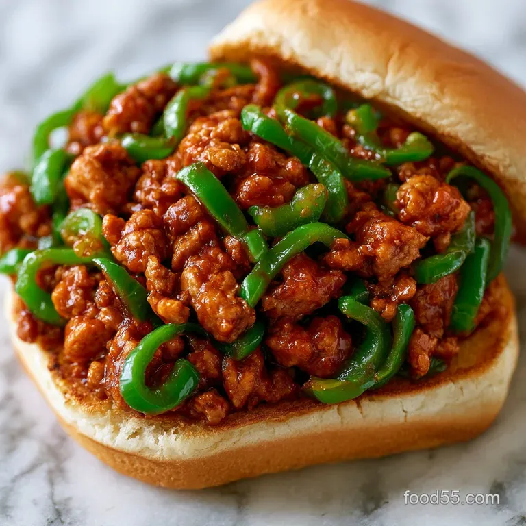 Summer Ground Chicken Sloppy Joes: Tangy and Lean