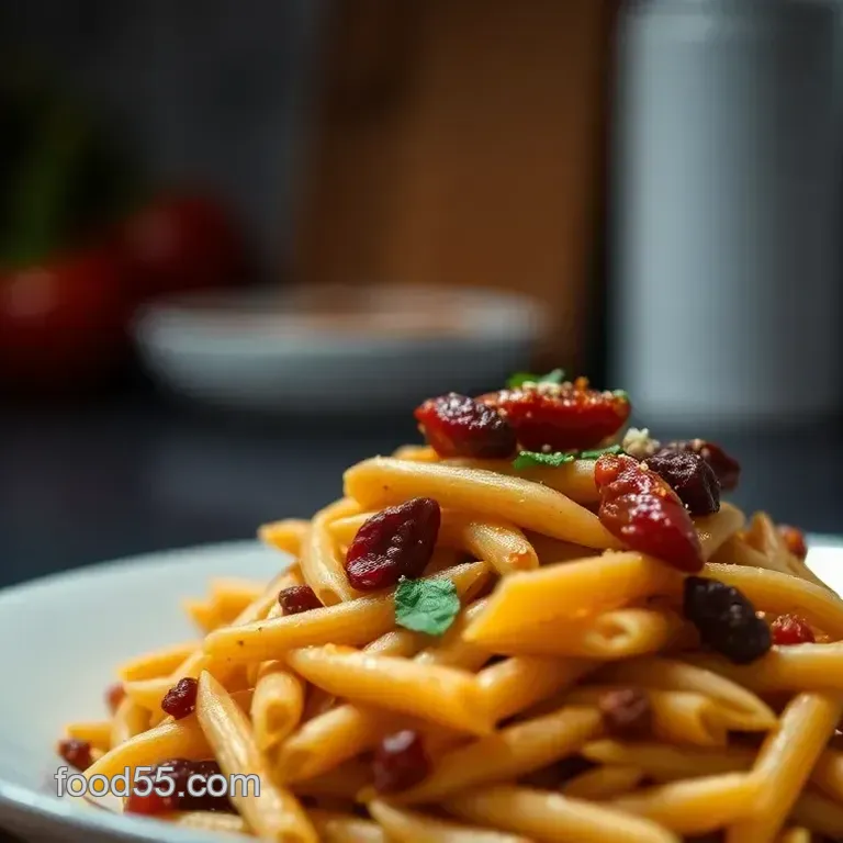 Sun-Dried Tomato & Pesto Penne Perfection