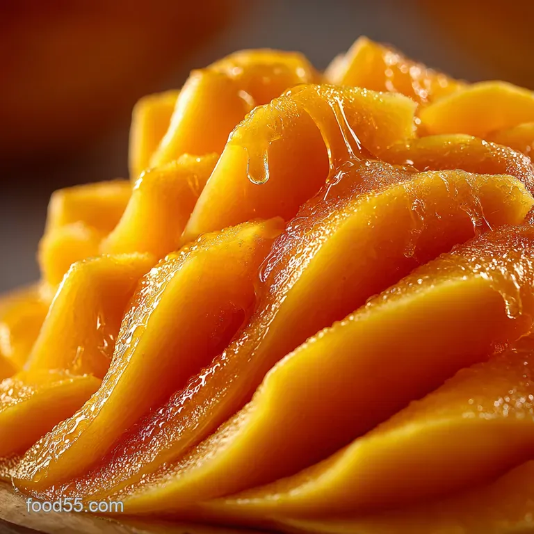 Sunkissed Mango Stonefruit Smoothie presentation