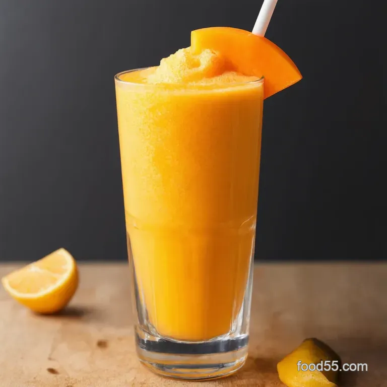 Sunshine Creamsicle Slushy A Frozen Slice of Summer